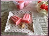 Rose Milk Popsicles