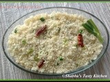 Spring Onion Butter Rice