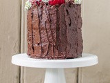 An anniversary and chocolate cake