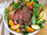 Flap Steak Salad Bowl for #WeekdaySupper