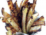 Low-Carb Baked Kohlrabi Fries (Vegan)