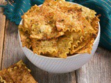 Oven-Baked Herbed Lasagna Chips