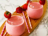 Strawberry Lassi Recipe for #SummerDessertWeek #Giveaway