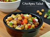 Chickpea Salad - Garbanzo Bean Salad - Chana Salad