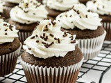 Chocolate Cupcakes with Whipped Cream Frosting
