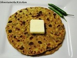 Left Over Dal's Paratha - Pancakes made from Lentils curry