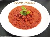 Rajma Masala - Rajma Chawal - Red Kidney Beans Curry