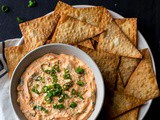 Sweet and Sour Asian Dip with Wonton Chips