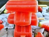 Watermelon Strawberry Popsicles - Strawberry Watermelon Ice Pops