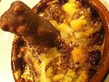Crumble à la banane et ourson guimauve
