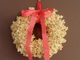 Diy Couronne de Noël en Popcorn (Christmas wreath popcorn)