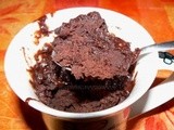 Gâteau méringué aux groseilles et gâteau tasse