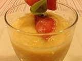 Soupe de melon au Beaumes de Venise