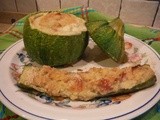 Zucchine Tonde Ripiene di Ricotta & Speck