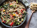 Noodles with Swiss chard and the birth of a recipe