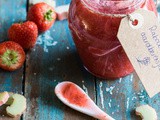Rhubarb strawberry jam