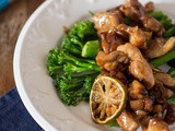 Sticky lime ginger chicken and Donna Hay