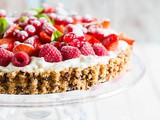 Strawberry cake and my 2nd blog birthday