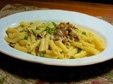 Chanterelle & Pea Pasta #Healthy Eating #Weekly Menu Plan