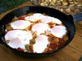 Peppers & Eggs Skillet Casserole: Sofrito con Huevo