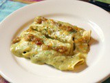 Quinoa & Vegetable Enchiladas with Poblano Crema Sauce from Cedarlane #Weekly Menu Plan