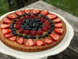 Sable Breton Galette with Berries #French Fridays with Dorie