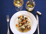 Slow Cooker Coq au Vin Blanc