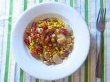 Traditional Succotash from The Vegetarian Slow Cooker: Over 200 Delicious Recipes by Judith Finlayson #Weekly Menu Plan