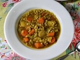 Vegetable Barley Soup with the Taste of Little India #French Fridays with Dorie