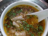 Easy mutton (Aatu kaal) soup