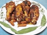 Baked Spice Rubbed Turkey Wings