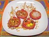 Caramel Apple Cookie Pops