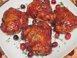 Chipotle Cranberry Glazed Chicken