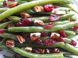 Cranberry and Pecan Green Beans