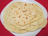 Homemade Rustic Flour Tortilla Wraps