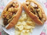 Lunch Time Chicken Bomb Sub w/ Chips