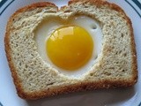 Heart shaped Egg Toast
