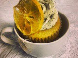 Citrus London Fog - Vanilla Earl Grey Cupcakes