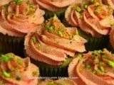 Rose Water And Pistachio Cupcakes