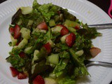Apple Strawberry salad