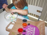 Baking Soda and Tinted Vinegar – Preschooler Activity