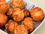 Laughing Balls | Chinese Smiling Sesame Cookies
