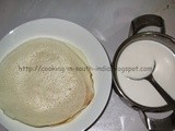 Aapam or Appam recipe with Fresh Coconut Milk