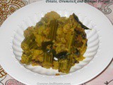 Potato, Drumstick and Brinjal Poriyal | Mixed Vegetables Stir Fry