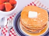 Basic eggless pancakes