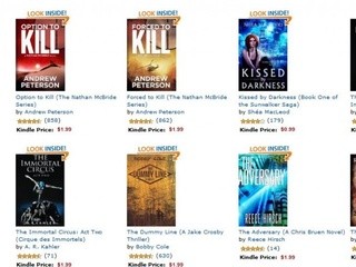 50 Books in Popular Series, $1.99 or Less