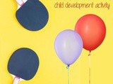 Balloon Tennis Child Development Activity