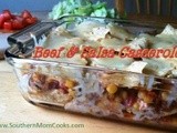 Beef and Salsa Casserole for Cindo de Mayo