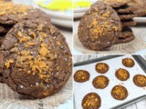 Delicious Butterfinger Brownie Cookies