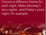Meal Planning Tip 2: Themed Meals